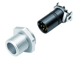 Conector cu flanșă M12-A cu 5 poli, seria 763 | Cod articol 99 3441 351 05 | Binder