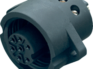 Maschinen Flanschdose 7 p.(6+PE) IP67