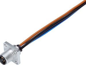 M12-T Flanschstecker
