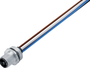 M12 T-codiert, Flanschstecker 4 p. IP67