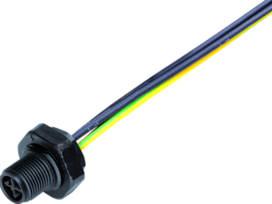 M12-S Flanschstecker