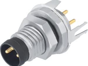 Flanschstecker Frontmontage M8 4 p.