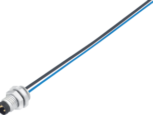 Flanschstecker Frontmontage M8 5 p.