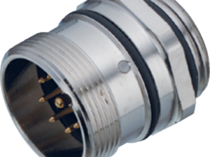 Maschinen Flanschstecker 9 polig, IP 67