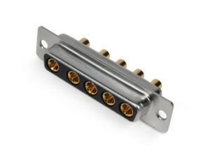 COMBO D-SUB-BUCHSE, VERTICAL DIP 5W5 40A G/F
