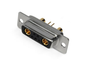 COMBO D-SUB-BUCHSE, VERTICAL DIP 7W2 40A G/F
