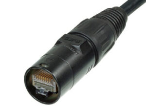 ETHERCON CABLE HOUSING BLACK