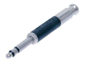 BANTAM PLUG W/SOLDER CONT. BLACK