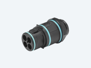 Mini Flanschstecker 3polig