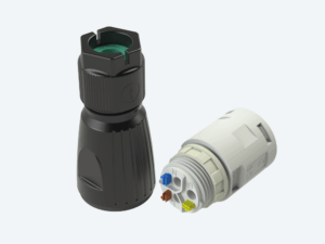 JOINT PANEL CONNECTOR BLACK 3P SCREWLESS M20